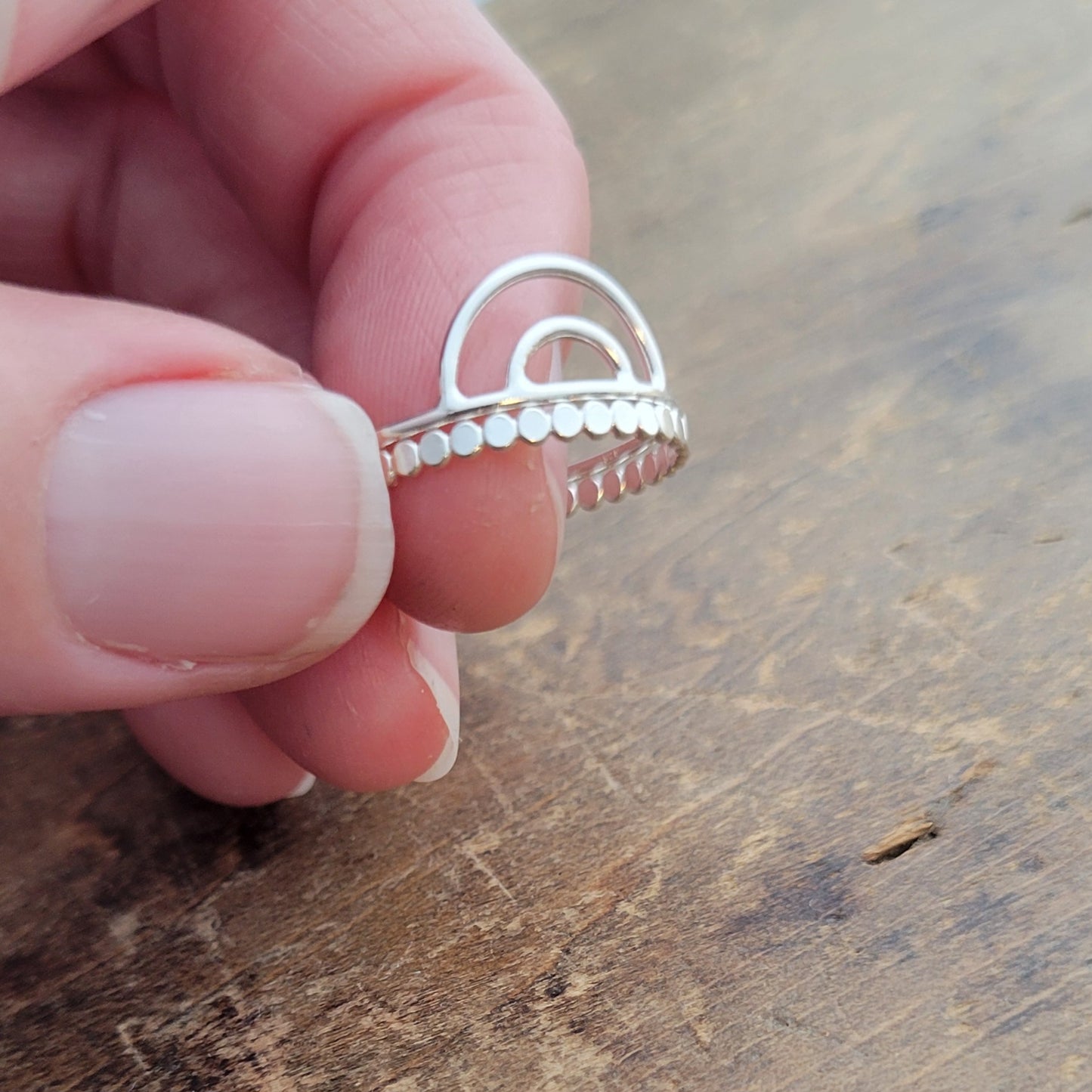 Arch Wire Ring Friendship Set . You Make The World A Better Place Just By Being In It